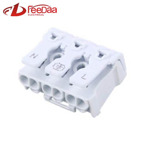 923-serie snel bedrade connector | 3 In 6 Uit 923-3